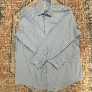 Brooks Brothers Oxford  Light Blue Dress Shirt